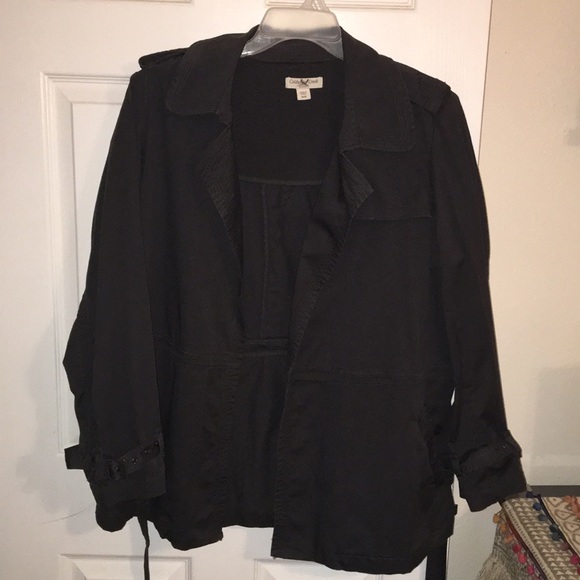 Coldwater Creek Jackets & Blazers - Dark gray Coldwater Creek trench